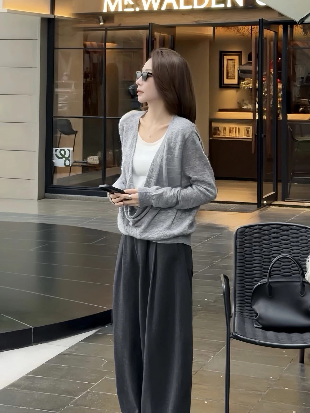 

Zhou Autumn Winter New Color Blo Knitted Sweater Soft Nylon Camel Wool Blend Long Sve round Ne Relax Fit Women's ...