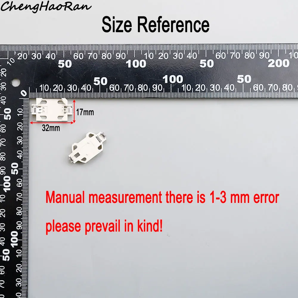 10 szt. CR2025 CR2032 CR2450 łatka na bateria moneta gniazdo baterii pojemnik do przechowywania przycisk 3V SMT uchwyt baterii zastępują części