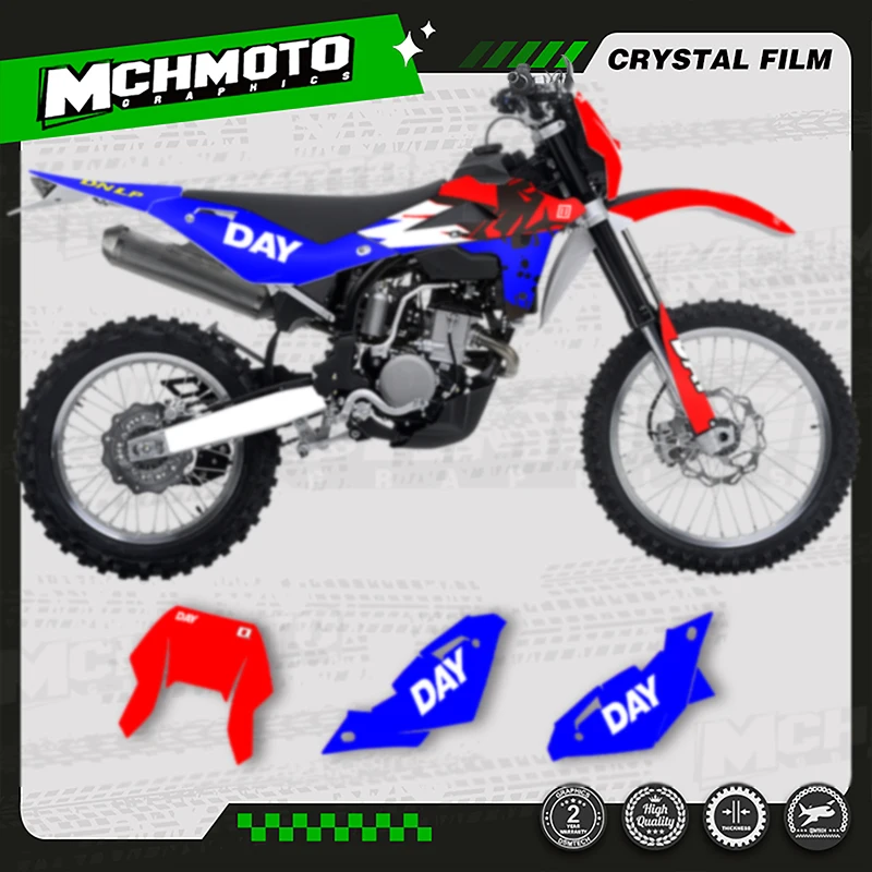 

MCHMFG MOTOR For HUSABERG TE250 2008 2009 2010 2011 2012 2013 Custom Team Motorcycle Background Graphics Decals Stickers 010
