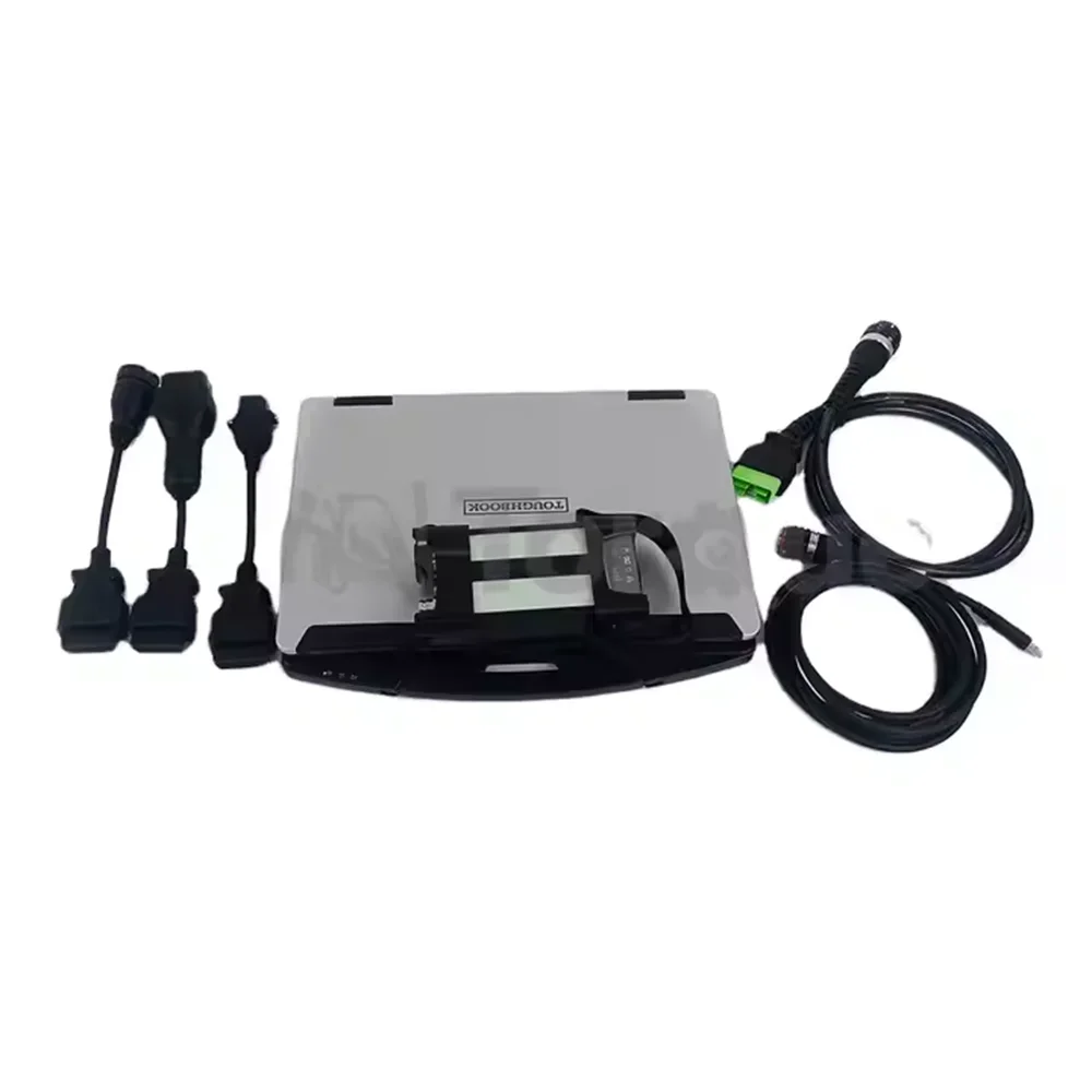 For VOCOM II 88890400 Truck Excavator Diagnostic Tool vocom2 PTT V2.8 for renault ud mack  VOCOM 2 interface +CF54 laptop