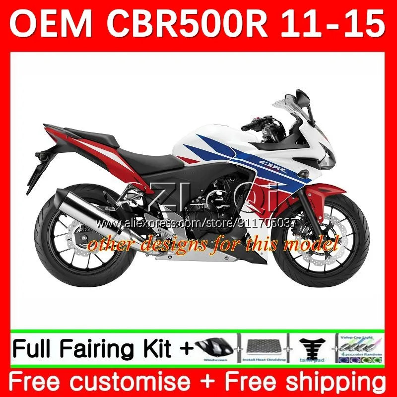 Injection For HONDA CBR 500R 500 Red black CBR500 R RR 60No.83 CBR500R 11 12 13 14 15 500CC 2011 2012 2013 2014 2015 Fairing