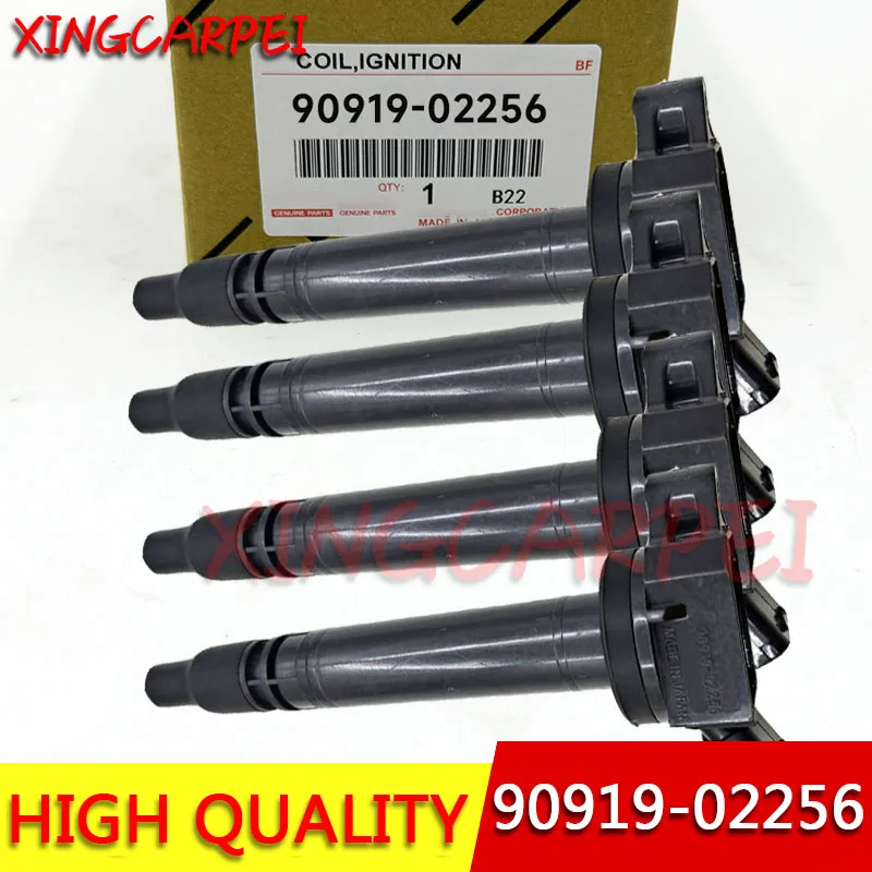 NEW 4PCS 90919-02250 90919-02256 for 2008-2010 Toyota Land Cruiser Lexus 5.7 RAV4 / CAMRY 2015-2018 / 2015-2017