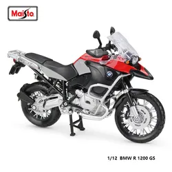 Maisto 1:12 scale BMW R1200 GS motorcycle replicas with authentic details motorcycle Model collection gift toy