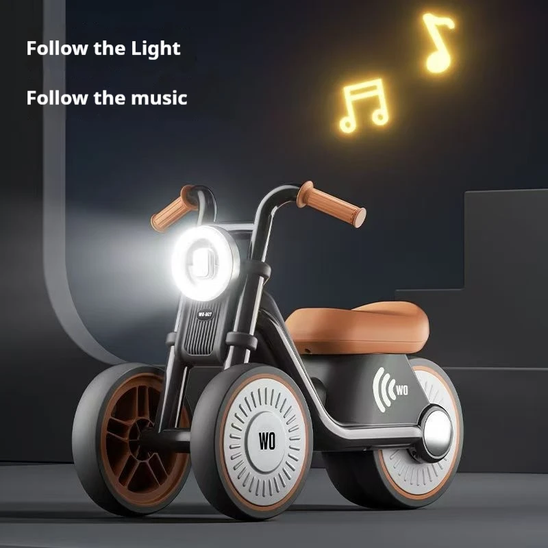 Motocykl dla dzieci Prince, rowerek biegowy, marchewka, dla dzieci w wieku 1-3 lat, chodzik dla niemowląt, bez pedałów, zabawka do ściskania, zabawa na świeżym powietrzu, sport, pojazd do jeżdżenia.