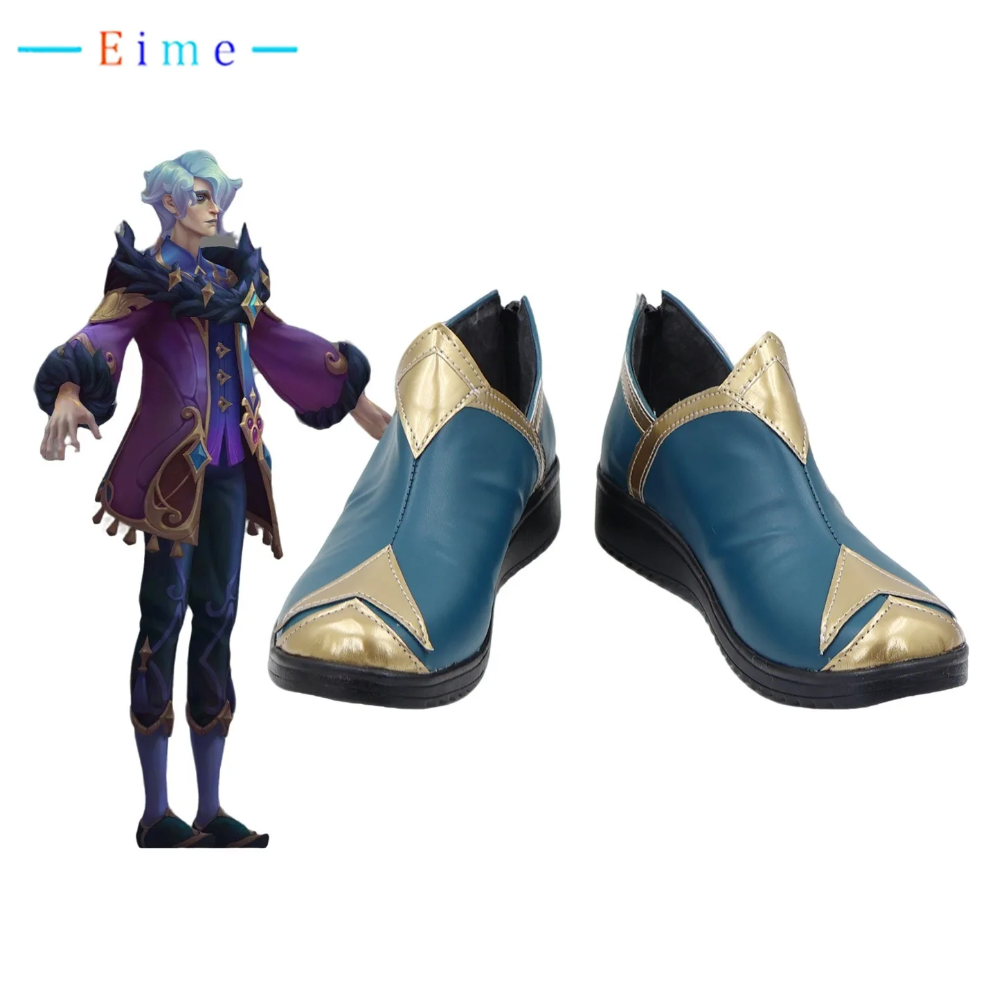 

LOL Hwei Cosplay Shoes Halloween Carnival Boots Cosplay Props Anime Accessories PU Shoes Custom Made