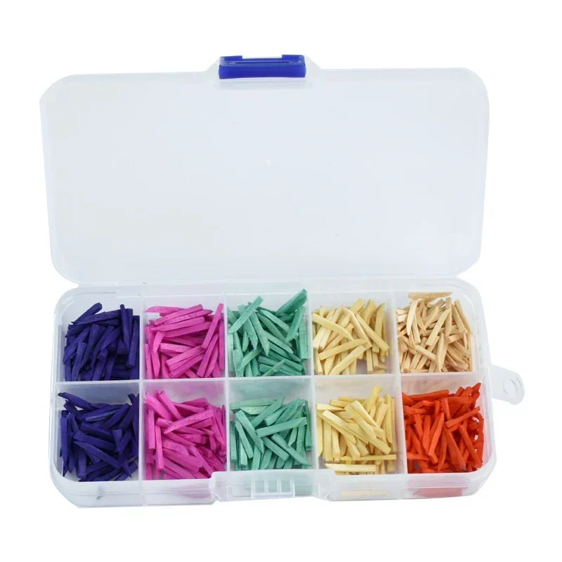 

600Pcs/box Dental Disposable Restoration Interdental Composite Contoured Wood Wooden Wedges Dentist Care Tools