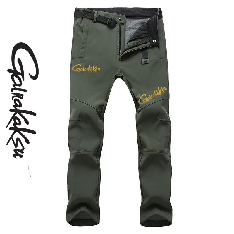 

Уличные спортивные брюки мужские облегающие утепленные осенне-зимние рыболовные ветрозащитные Мягкие флисовые лыжные брюки большого размера