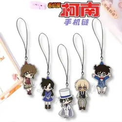 Detective Conan Animation Cartoon Haibara Ai Mori Lan Phantom Thief Kid Amuro Toru Conan Mobile Phone Chain Lanyard Wholesale