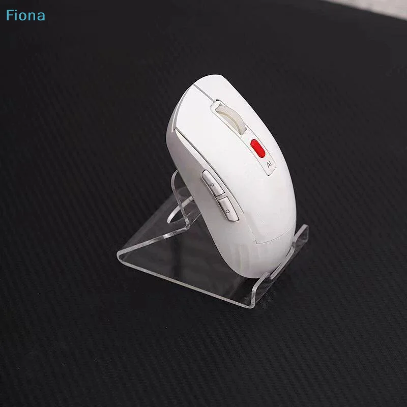 ♬Acrylic Mouse Stand,Clear Desktop Mouse Holder Display Stand for Gaming Mouse,Office Wireless Mouse & Mouse Accessories