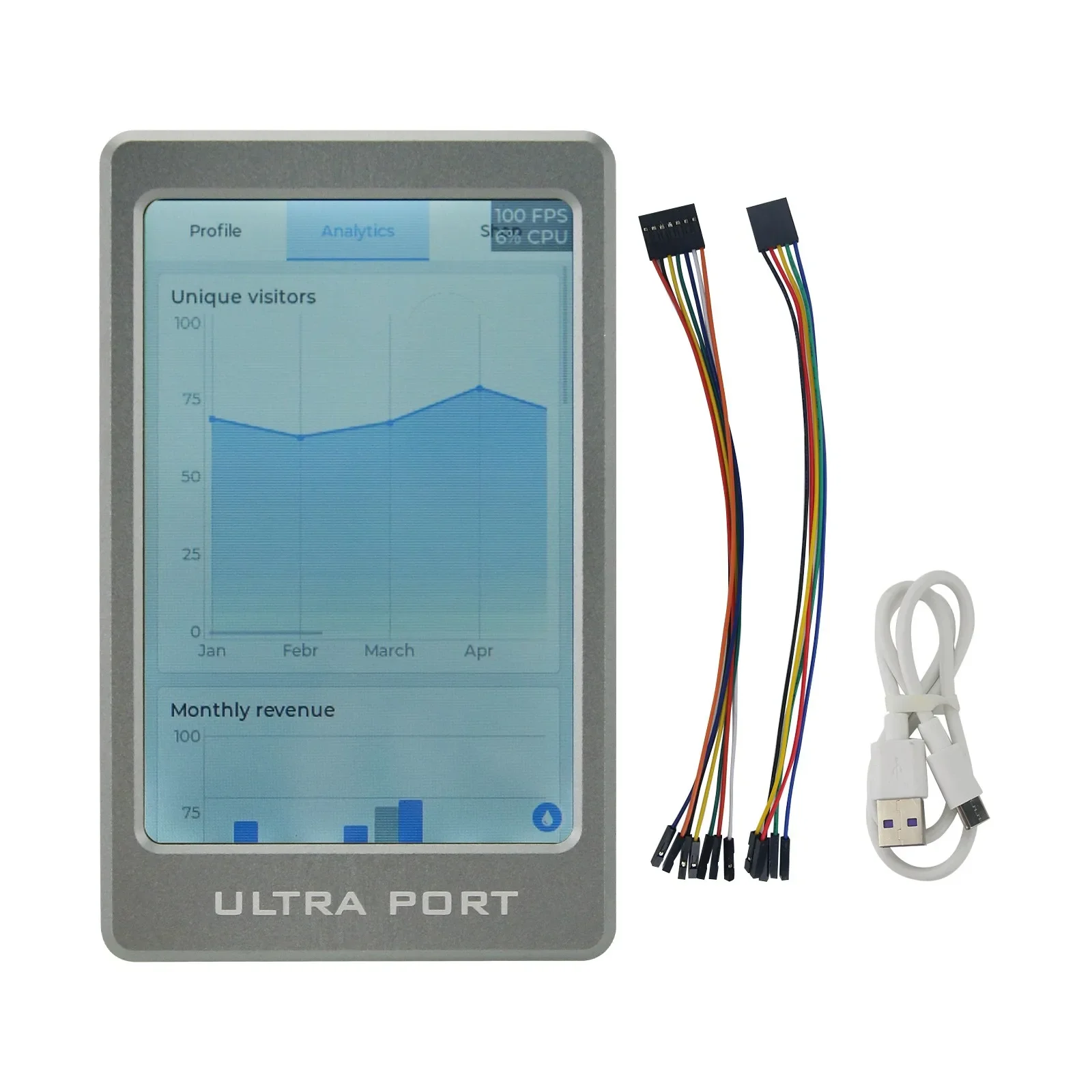 

2026 Ultra Port STM32H750 Core Board STM32 Minimum System Board STM32H7 Development Board with 3.5" Screen
