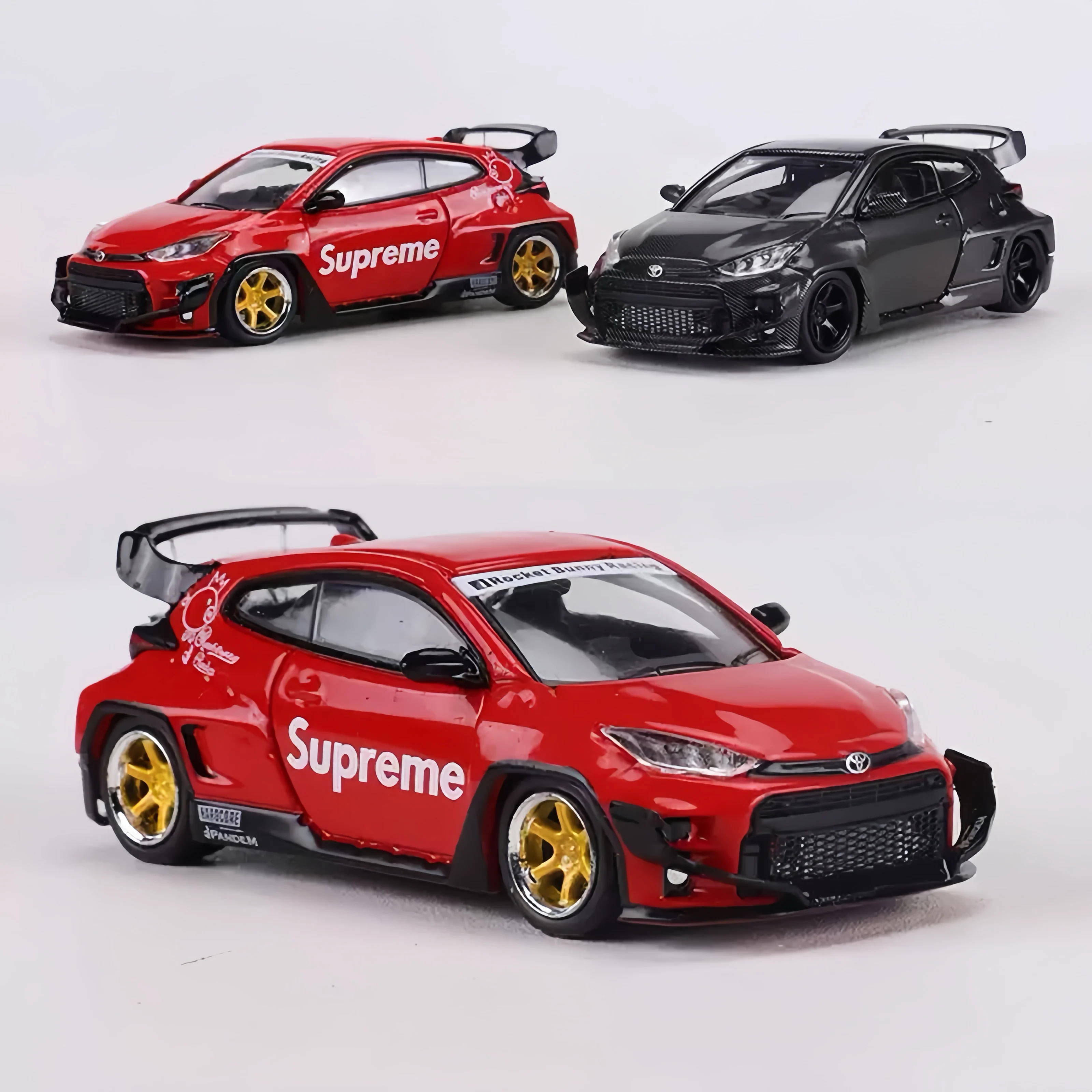 

ET Model Fuji 1:64 GR Yaris Pandem Alloy Car Diecasts & Toy Vehicles Car Model Miniature Scale Model Car Toys For Children