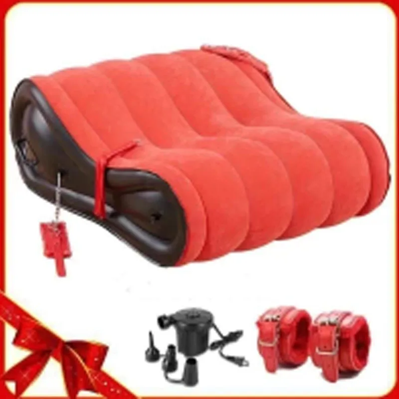 

Inflatable Sex Pillow Adult Erotic Cushion S Sofa BDSM Toy for Deeper Position Support Couples Adults Men Women Portable Sofa