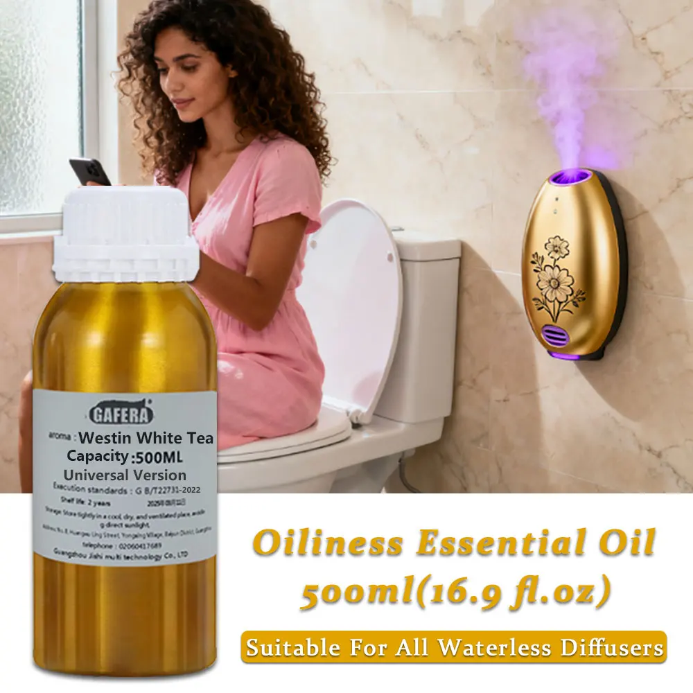 GAFERA 500ml(16.9 fl.oz) Westin White Tea Essential Oils - For All Waterless Diffuser, Aroma Diffuser Replenish Aromatherapy Oil