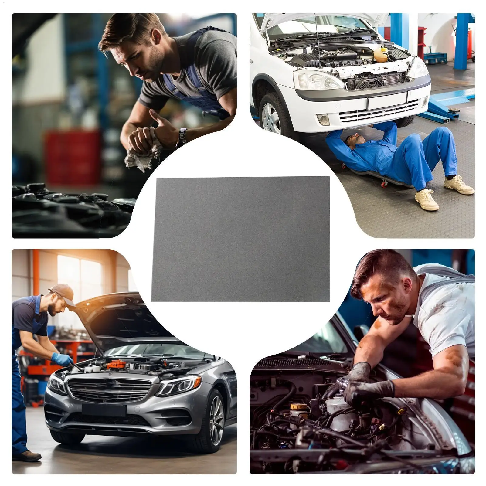 

Gasket Material Automotive Exhaust Gasket Material 3 Pieces Oil-Resistant Cuttable Automotive Small Engine Repair Accessories