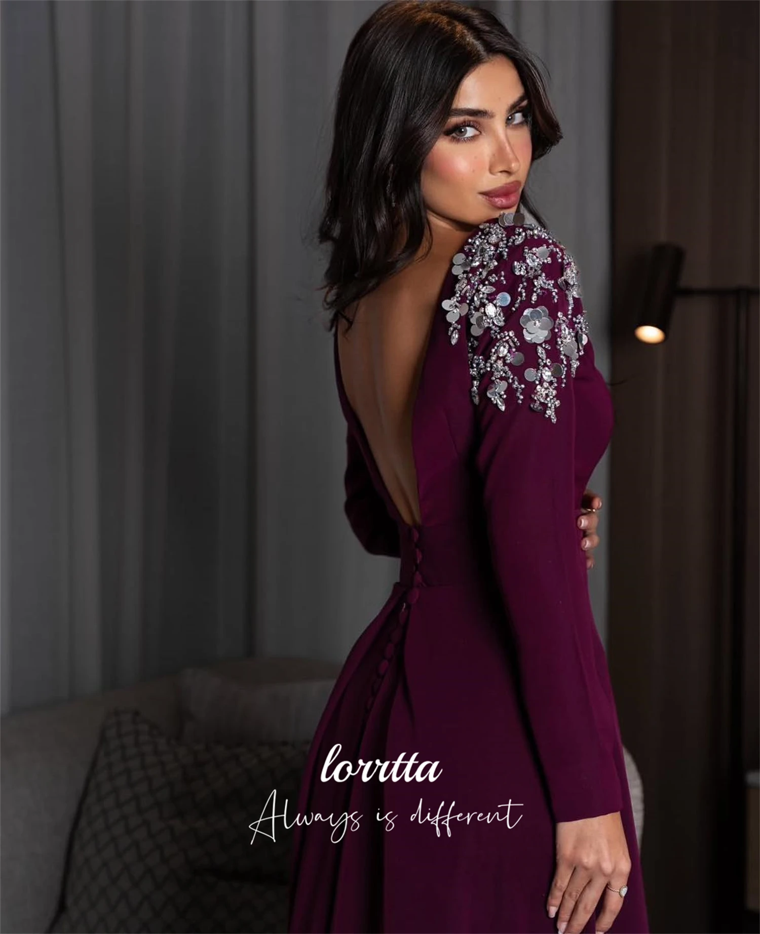 

Lorrtta Customized Prom Dress for Wedding Guest Elegant Happy Sharon Evening Dress 2025 Woman Special Occasion Dress فساتين سهرة