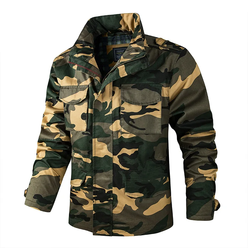 Autumn and winter outdoor sports jacket, battlefield classic windbreaker, camouflage tough guy workwear jacket, warm and windpro