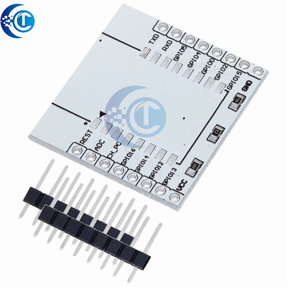 Carte adaptateur série ESP8266 – Compatible avec les modules WiFi ESP-07/08/12E (interface UART)