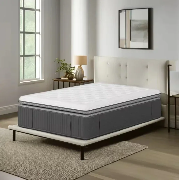 2026 Orthopedic Mattress King Queen Full Size In A Box Rolled Up Latex Pillow Top Hybrid Single Bed Twin Gel Memory Foam Mattres
