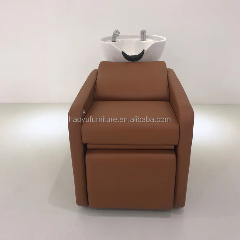 Silla de champú portátil para peluquería