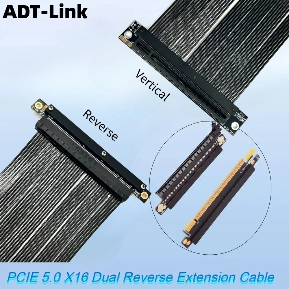 cavo-riser-pcie-50-x16-aggiornato-[rtx5090-rx90xx]-schermato-extreme-16x-singolo-doppio-reverse-gaming-itx-server-pci-express-gen5