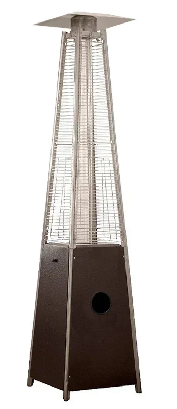 

Quartz Glass Tube Pyramid Propane Patio Heater with Wheels, 48,000 BTU, Propane Heater Outdoor OEM