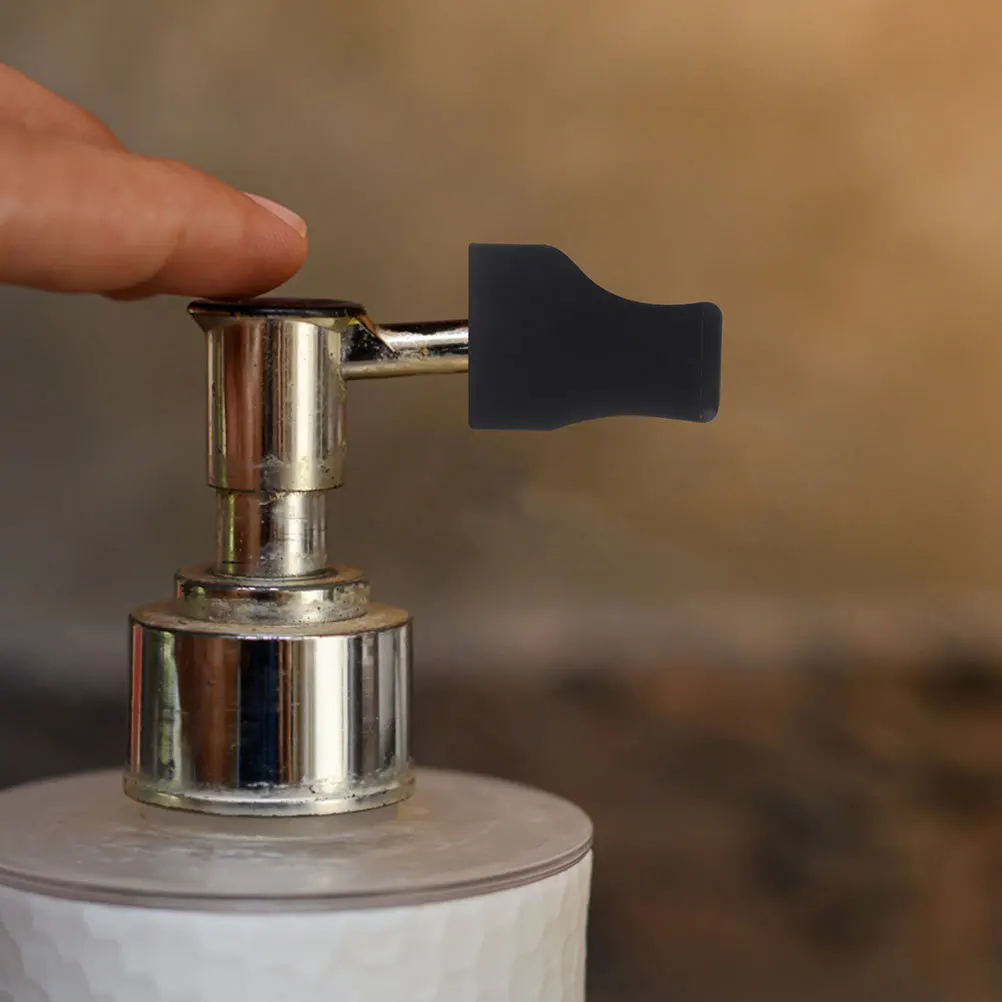 

24Pcs Leakproof Silicone Pump Covers Black Syrup Bottle Stopper Caps Reusable for Dispenser Black Silicone Syrup Cover