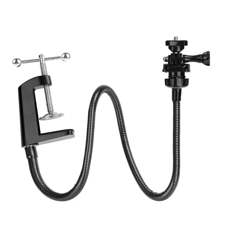 Camera Bracket with Enhanced Desk Jaw Clamp Flexible Gooseneck Stand for Webcam Brio 4K C925e C922x C922 C930e C930 C920