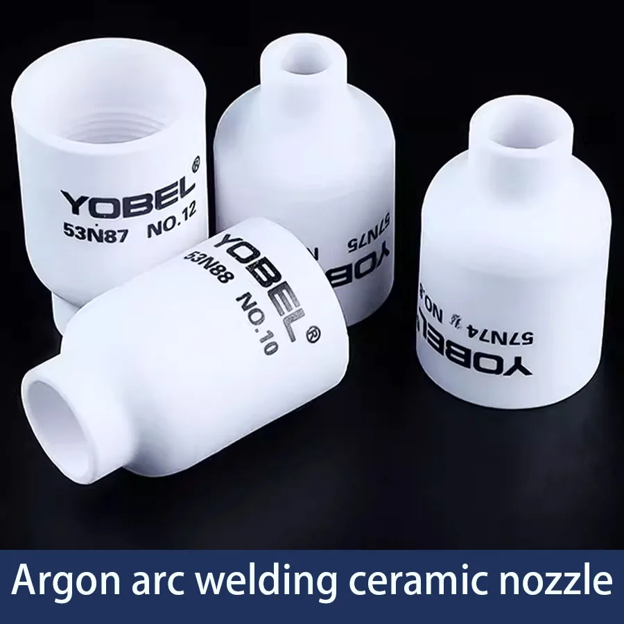 Argon arc welding ceramic nozzle welding machine gun head accessories mesh connection body fluid guiding WP protective nozzle