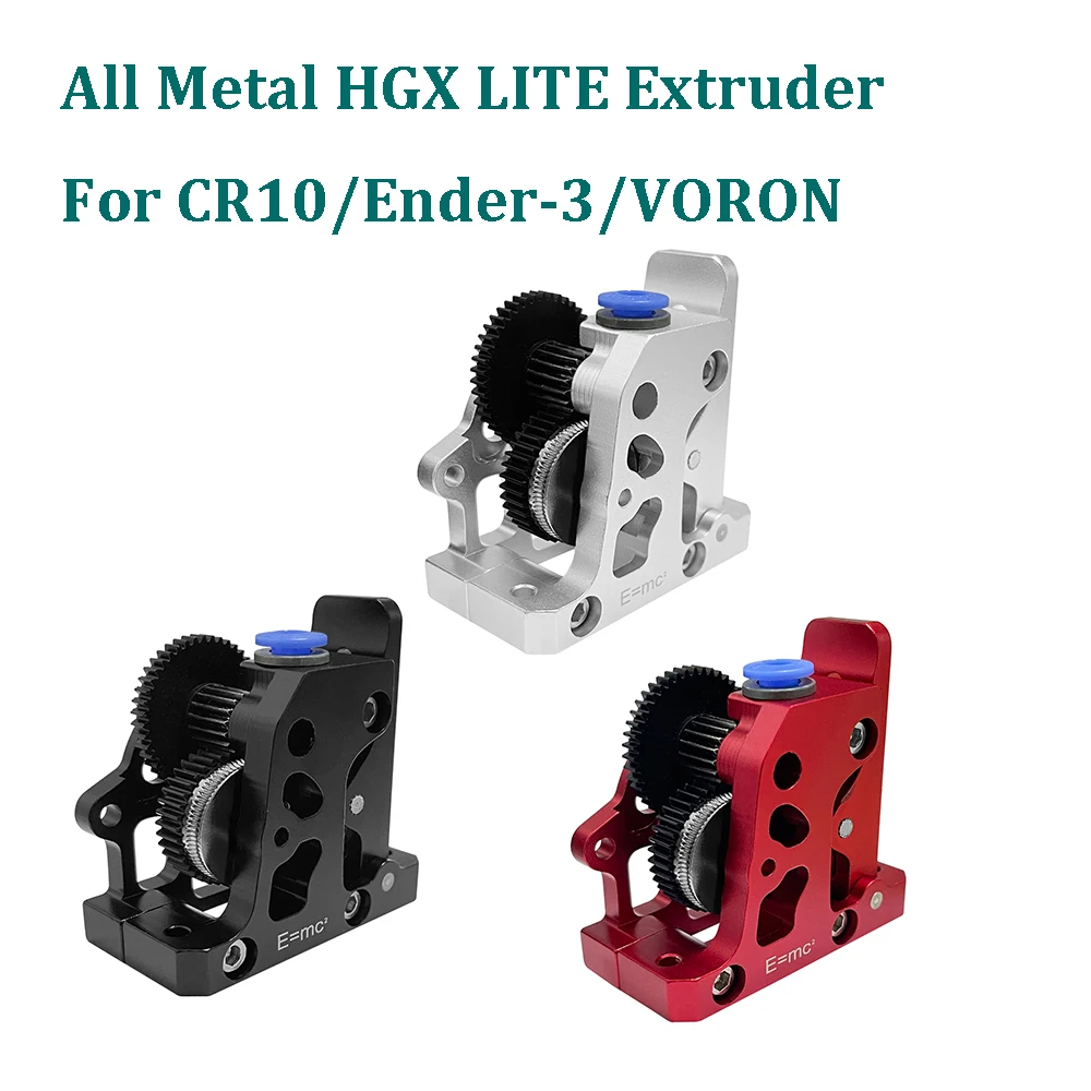 Touristes Gear Extruder Toutes les pièces d'imprimante 3D en HGX-LITE métallique, engrenages en acier trempé, engrenage de réduction pour CR10 Ender 3 VOreposoir 2.4