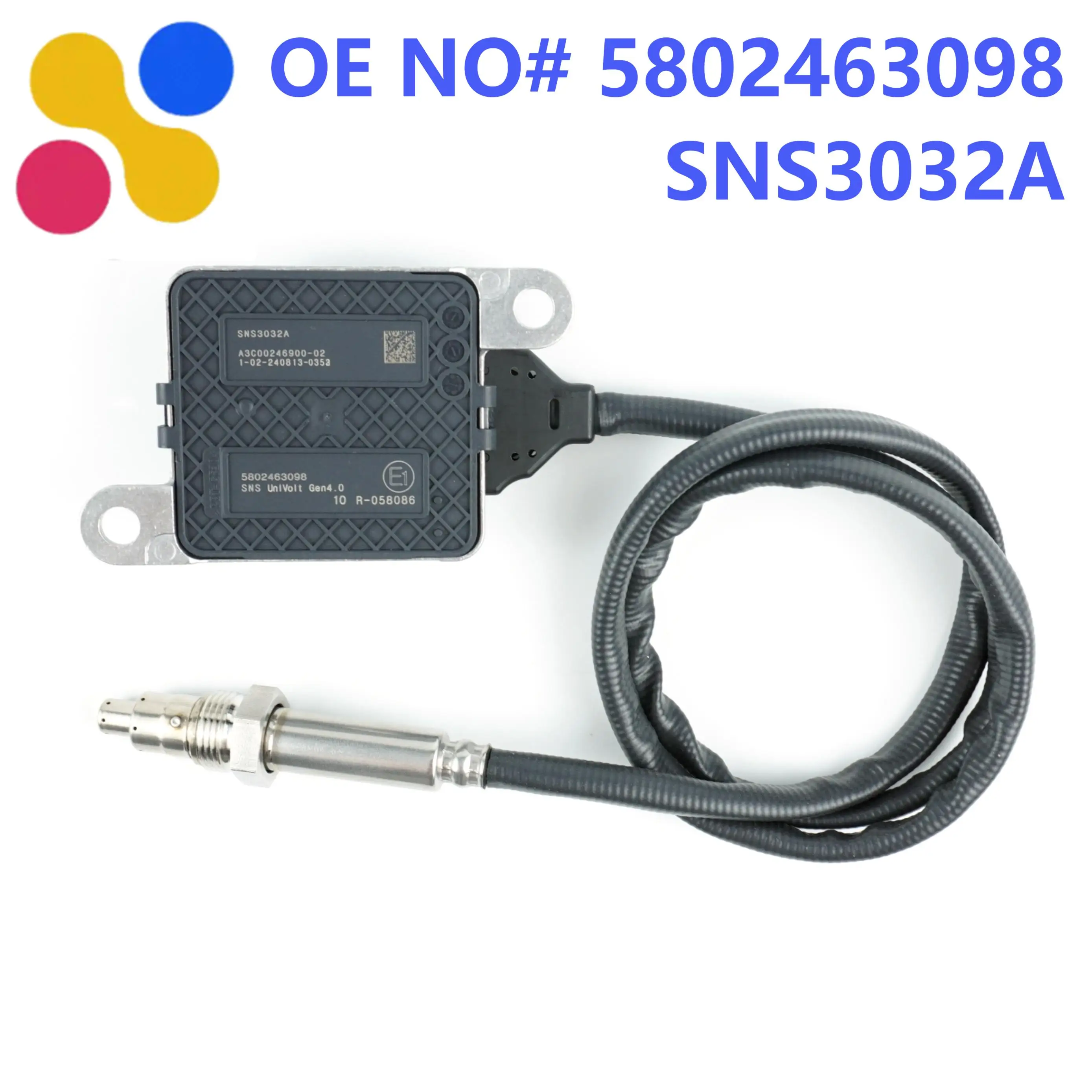 

High Quality NOx Sensor 5802463098 SNS3032A Nitrogen Oxygen Sensor Auto Sensor Truck Electrical Parts For IVECO