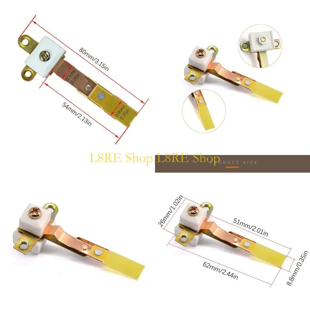 

L8RE 2Pcs Rice Cooker Contact Switch High-Power Contact T-Switch Contact Switch Universal Rice Cooker Switch Assembly
