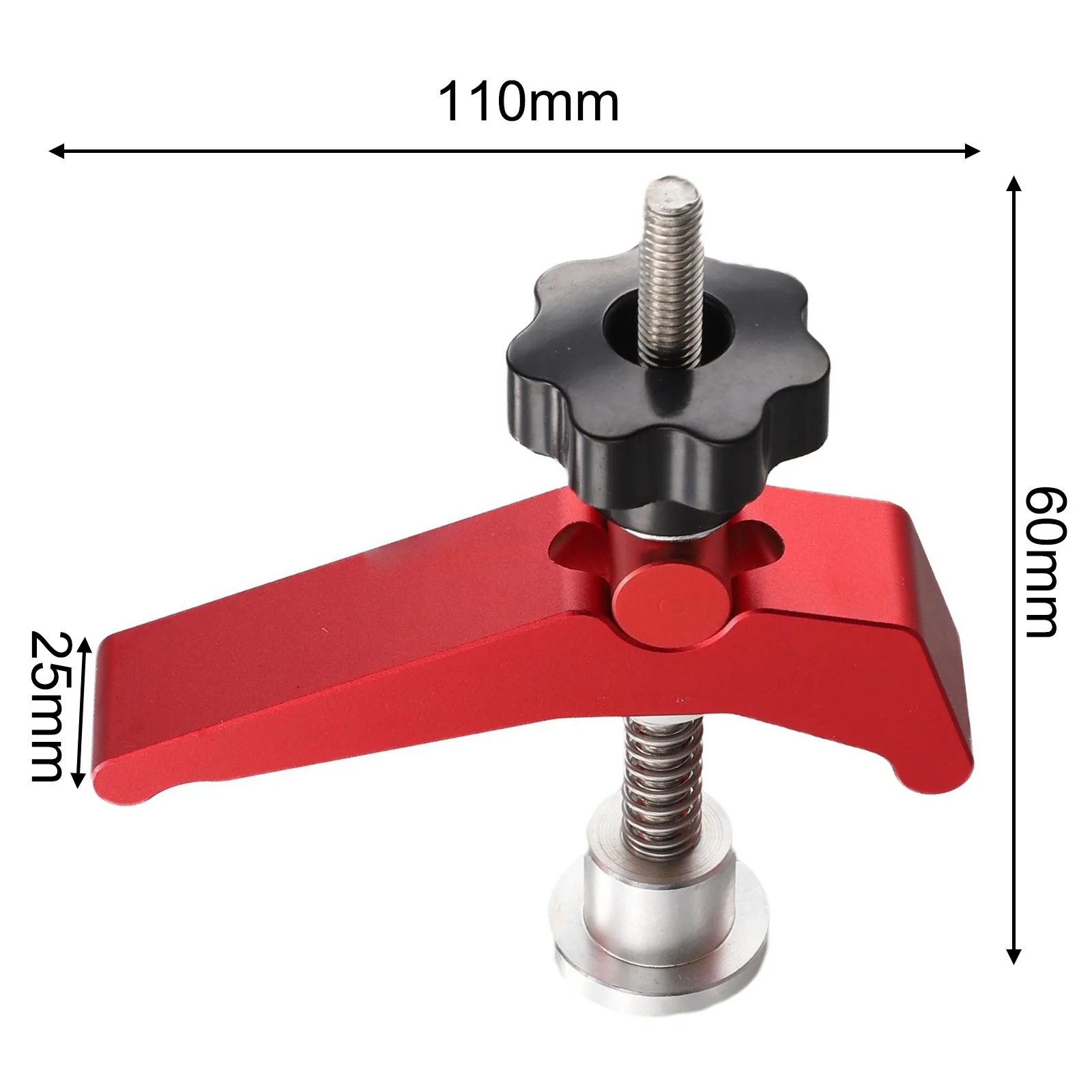 Hold Down Clamp Drill Press Workbenches Jigs Tables Clip T Track Silder For Routers Drill Presses Table Saw Woodworking Clamps