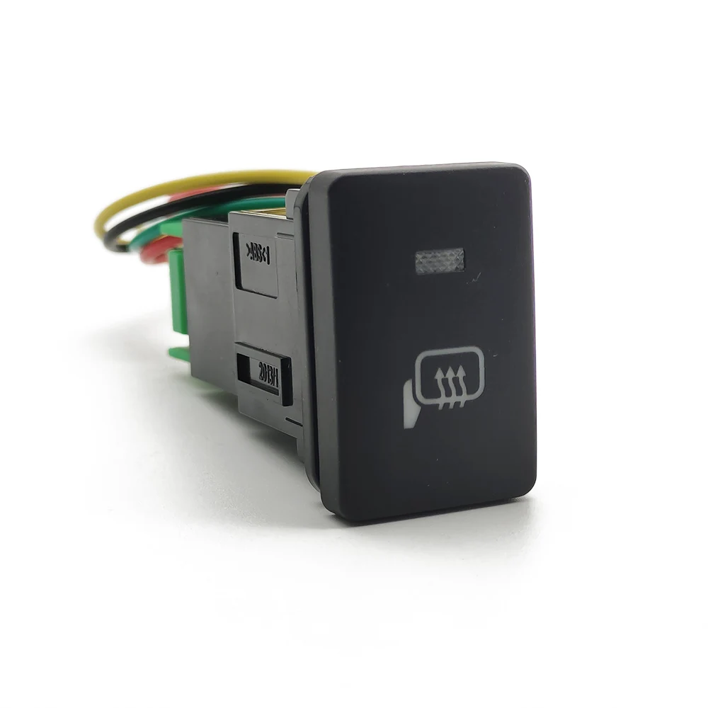 1PC LED Espelho Retrovisor Botão Interruptor De Aquecimento Do Carro Com Fio De Conexão Para Toyota PRADO 2010-2019 Acessórios Do Carro