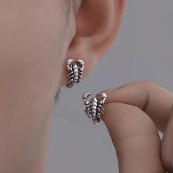 Buyee 925 Sterling Silver Scorpion Stud Earring Exaggerated Punk Edgy Jewelry for Women Men Bold Unique Gift Goth Accessories