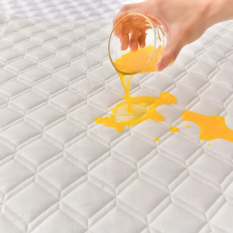Waterproof Fitted Sheet, Quilted Style, Quilted Padding, Wet Isolation Bed Cover, Padded Padded Thickened,  Machine Washable