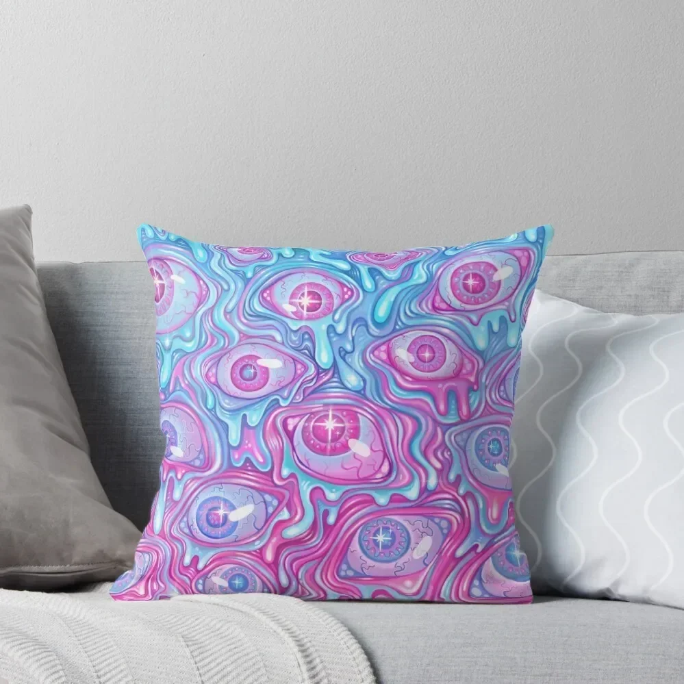 Eyeball Pattern - Version 2 Throw Pillow luxury decor Marble Cushion Cover Pillow Covers Decorative pillow