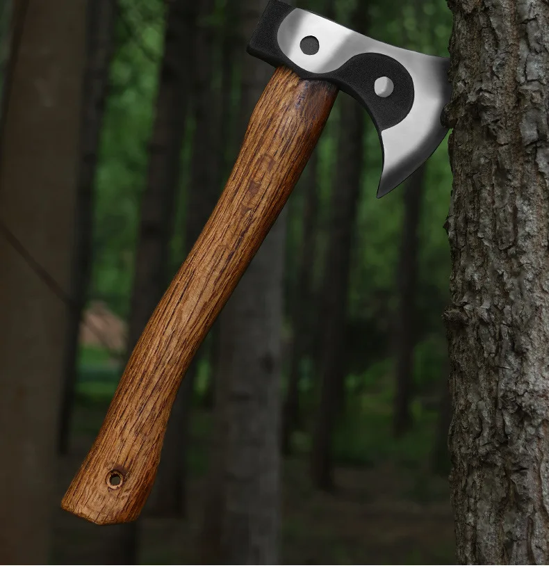 

New Outdoor Camping Small Axe Camping Woodchopping and Tree Cutting Portable Tai Chi Axe