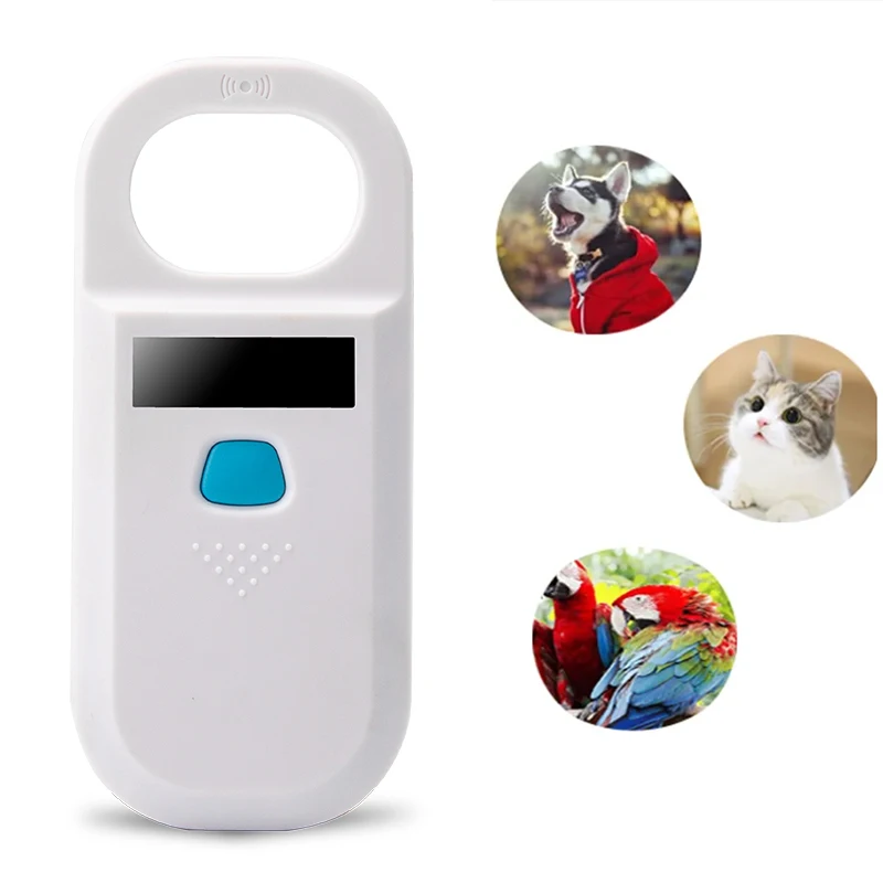 134.2Khz Microchip Handheld Animal Chip Digital Scanner USB Rechargeable Pet ID Reader Identification for Cat Dog