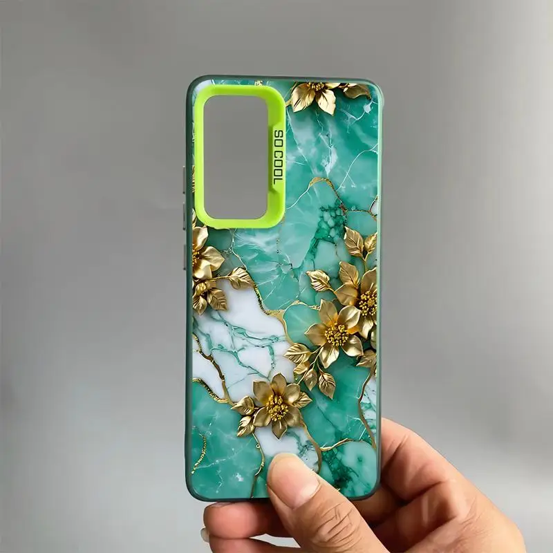 Etui Flower Marble Case do Samsung Galaxy S24 Ultra S20 S21 FE S23 Ultra Note 20 S22 Plus S20 FE S24 Soft Cover Luxury — zdjęcie 7