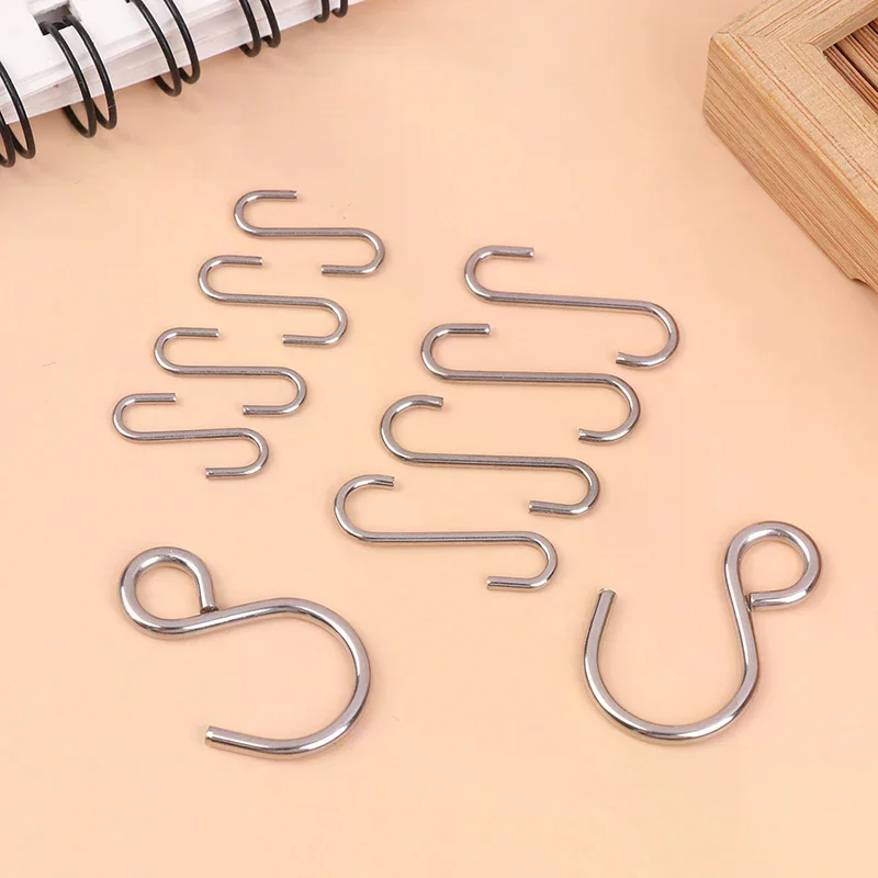 

5pcs Accessory /set 1/3 1/4 1/6 1/8 S Hook for Mini Doll Hands, Feet, Head Connection Hooks Accessories