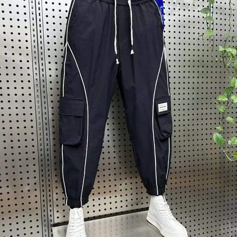 Jogging Baggy Pants Man Men's Clothing Sweatshirt Gym Trousers for Men Joggers Korean Popular Clothes Sport Big Size Running