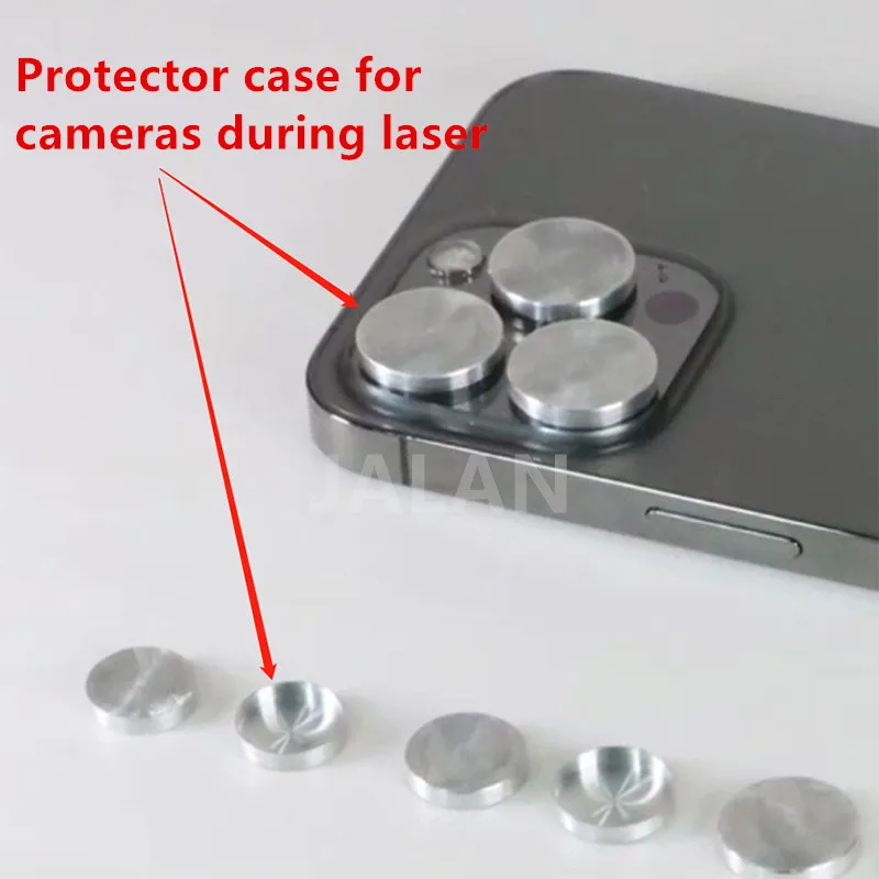 2PCS Back Cameras Protector Case For IP Battery Backdoor Glass Remove Repair To Protect Camera During Use Laser Machine