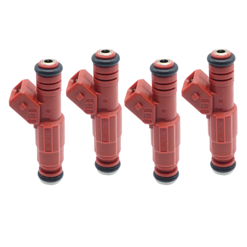 4x 0280155759 9454556 Fuel Injector For Volvo Dodge Audi VW G40 G60 1.8T Turbo 2.3L 1275395 Car Engines Injection