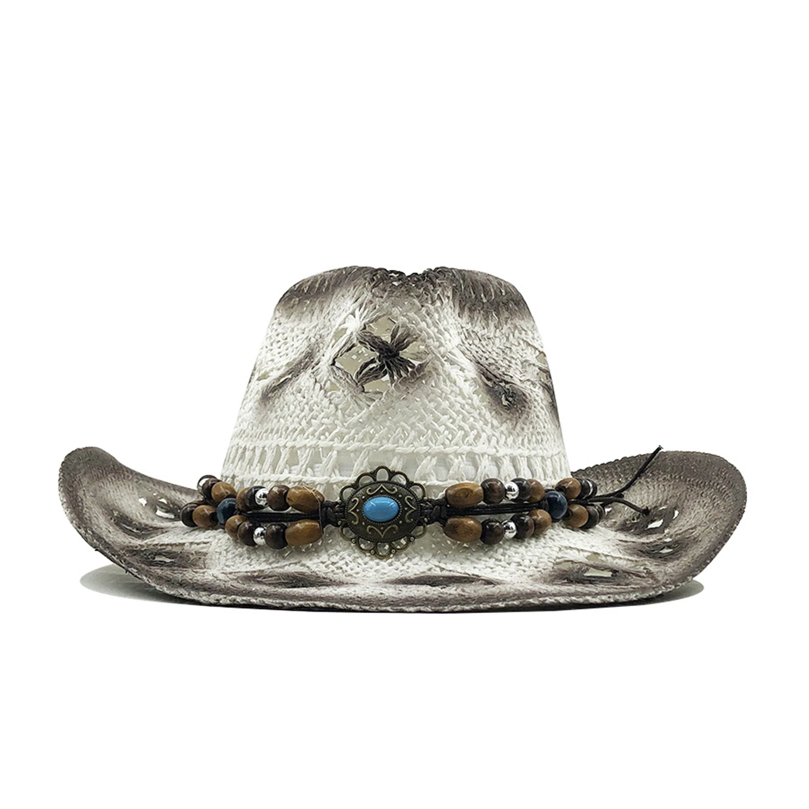 

Wide Brim Western Cowboy Hat With Iconic American Style Sombrero Hats Trendy All-Season Wear Classic