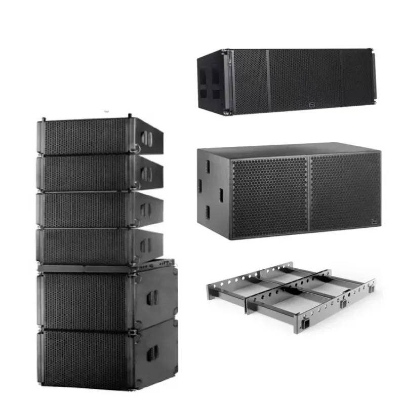 high definition full pa system set Dual 18 inch subwoofer outdoor professional speaker line array for church concert