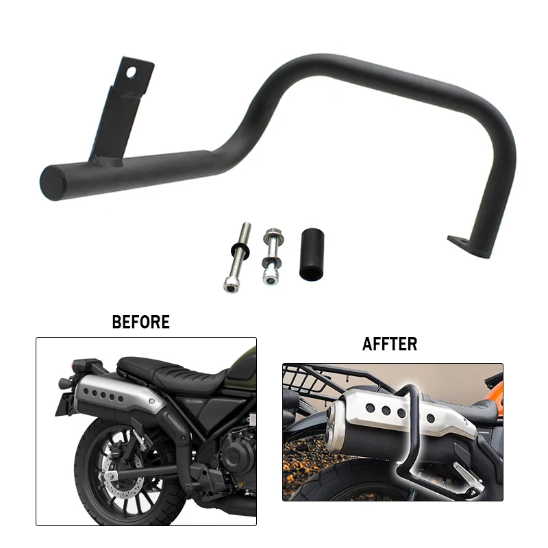 

FOR HONDA CL500 CL250 CL 500 250 2023-2024 Motorcycle Exhaust Protector Bar Exhaust Bipe Guard Fall Protection Device