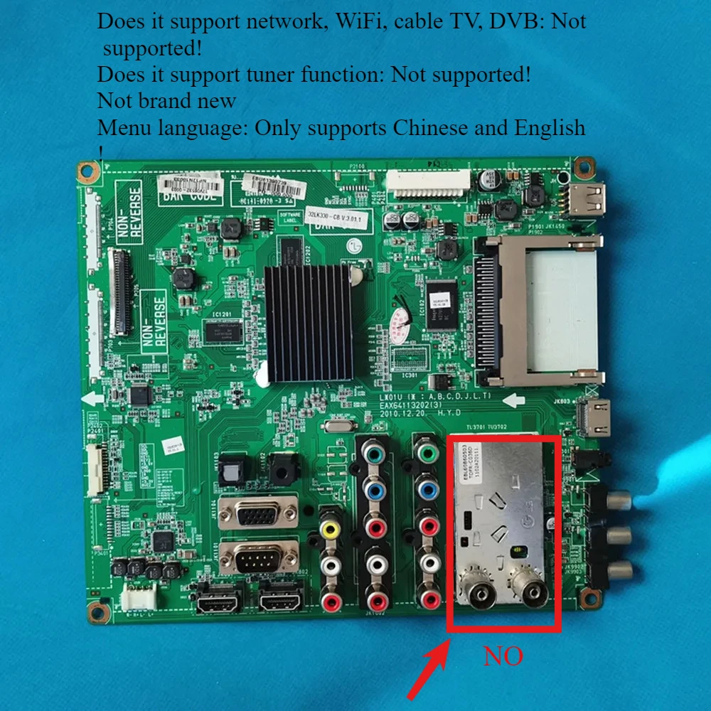 Buon test Scheda principale EAX64113202(3) EAX64113201(3) Scheda madre compatibile LG 32LK330-CB 32LV2500 37LK450U 32 pollici 37 pollici
