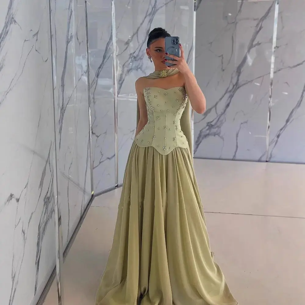 

Aileen Prom Dresses 2025 Woman Vestidos De Festa Elegant Party Dresses for Special Occasions Hand Sewn Customized فساتين سهرة