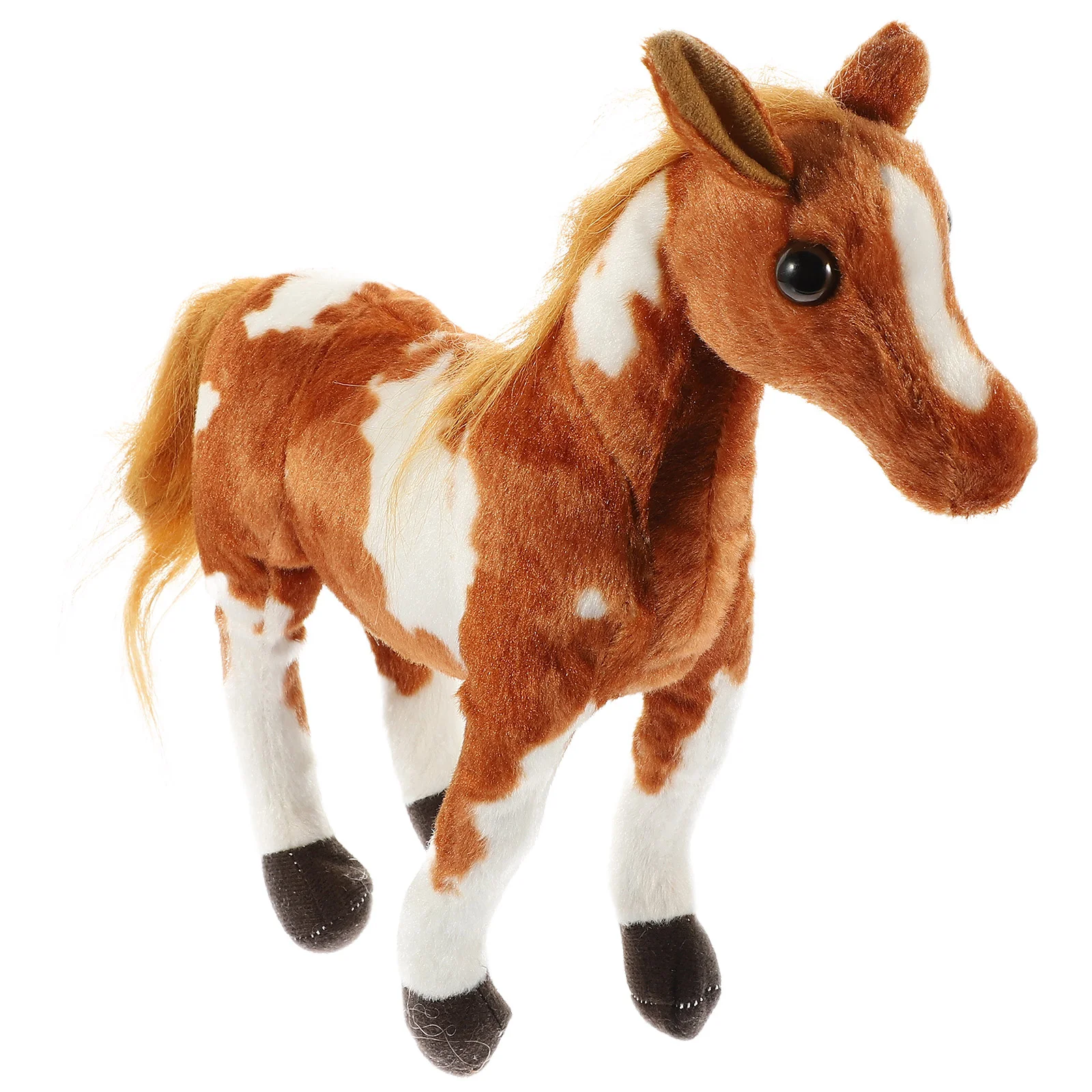 

Desktop Toy Farm Animal Toys Pp Cotton Plush Horse Figurines Lovely