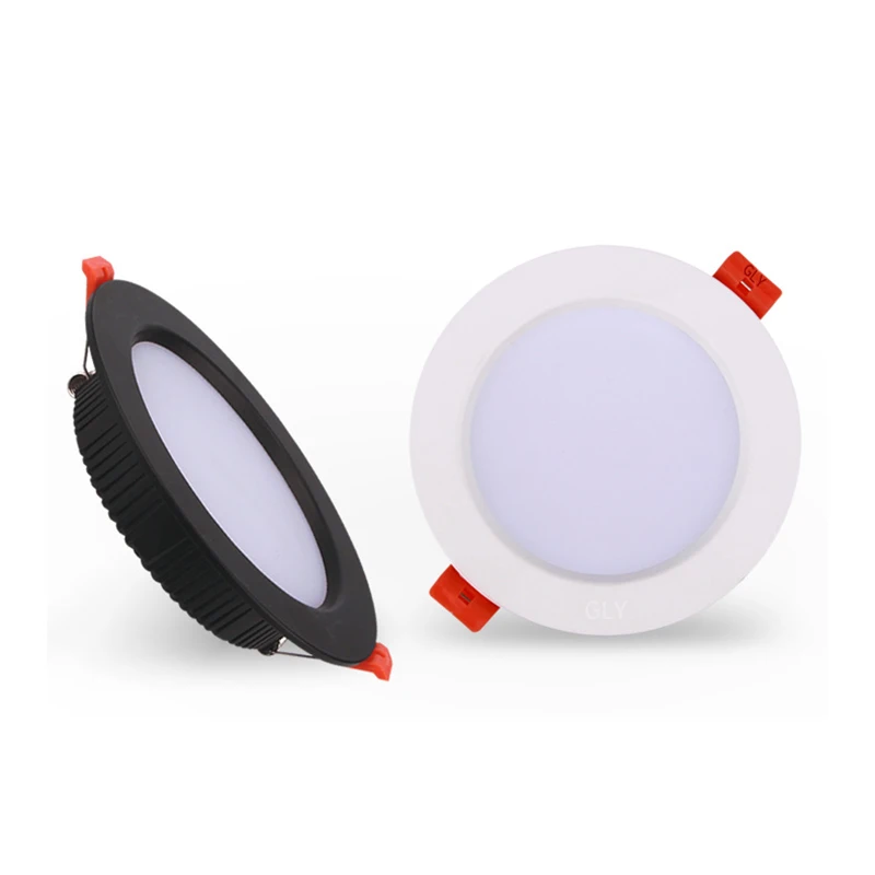 Dimmable LED Pendant Light, Recessed Round Downlight with Anti-Glare, Ultra-Thin Cut